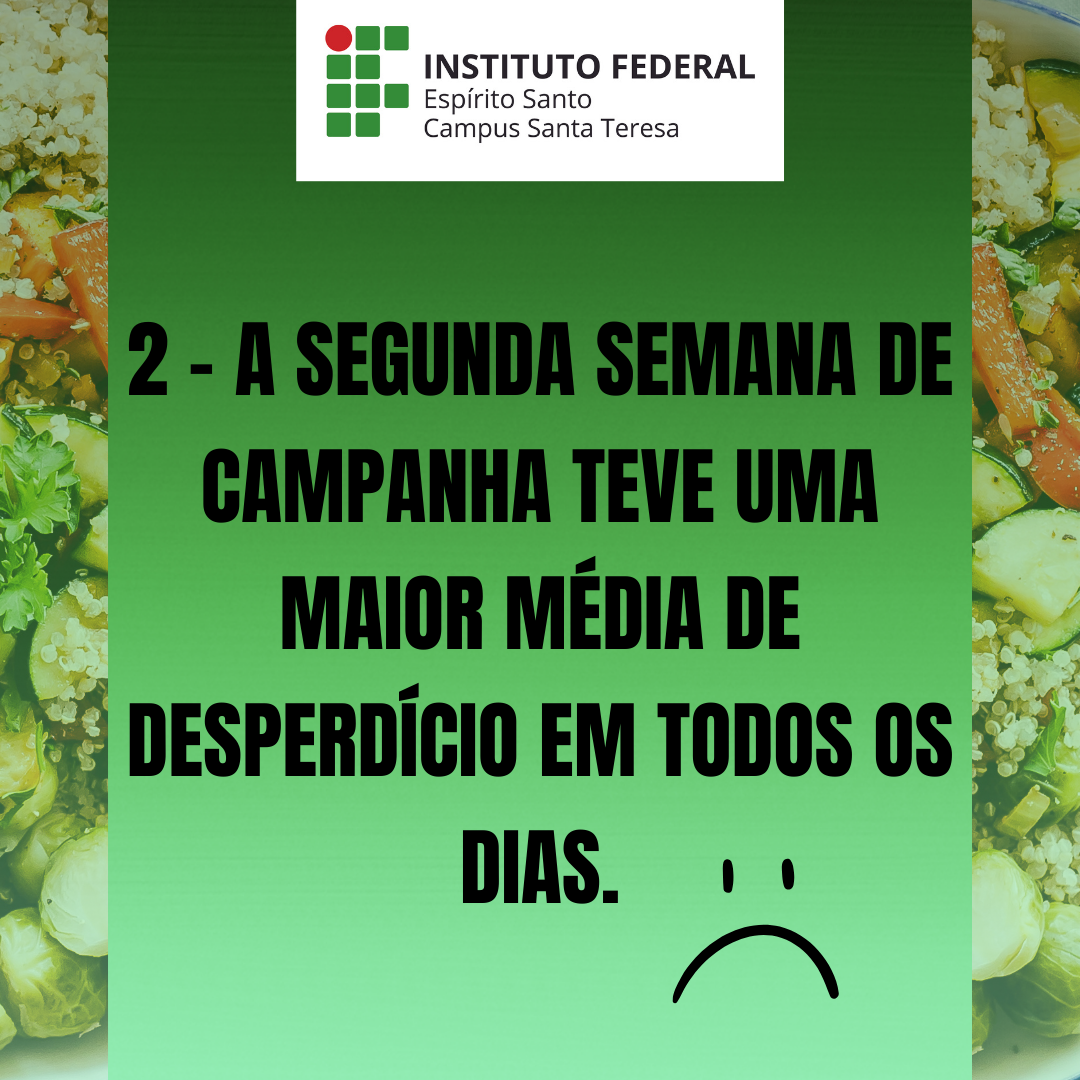 resultado campanha de combate ao desperdicio de alimentos 6