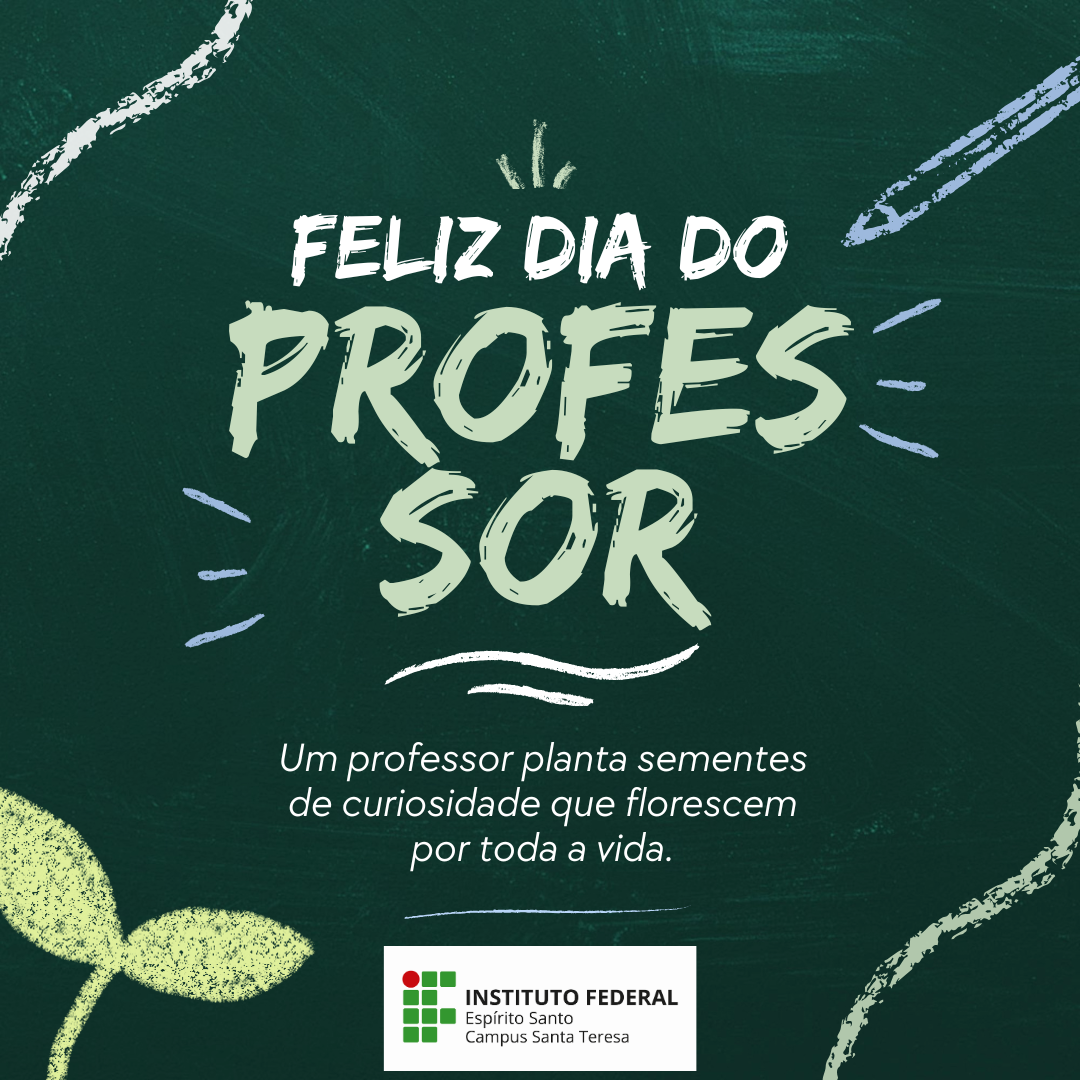 feliz dia do professor