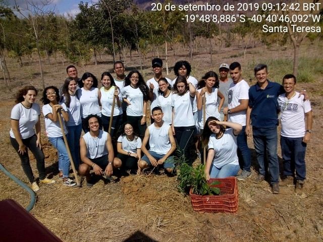 Campus Santa Teresa adere a Mutirão Nacional de Plantio de Árvores