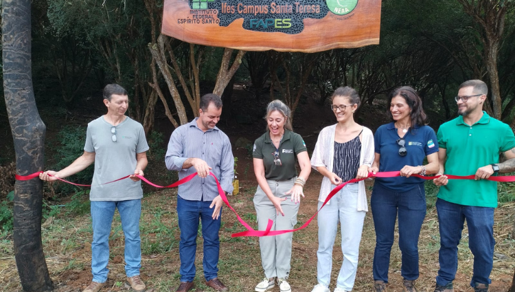 Inaugurada a Trilha Ecológica do Mirante do Campus Santa Teresa