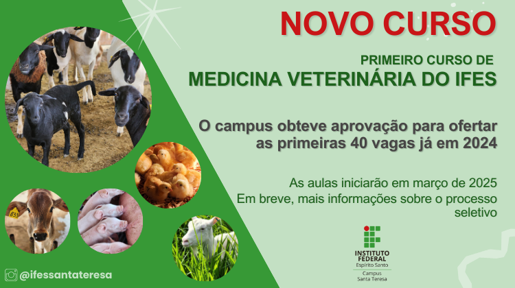 Ifes aprova primeiro curso de Medicina Veterinária da Instituição