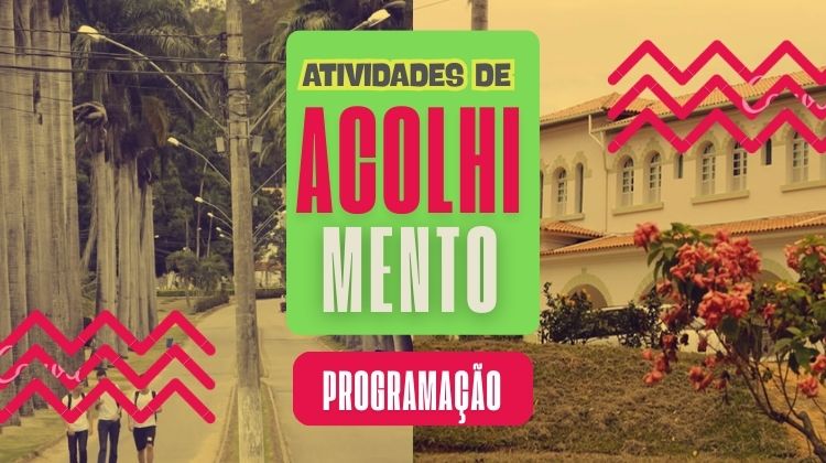 Programação da Semana de Acolhimento 