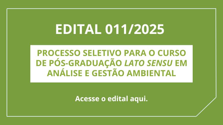 Campus Santa Teresa abre inscrições para curso de Pós-Graduação Lato Sensu em Análise e Gestão Ambiental